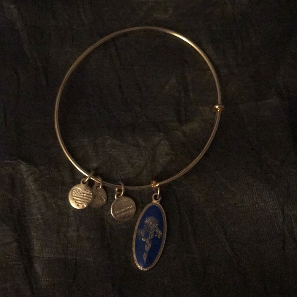Gold charm bracelet